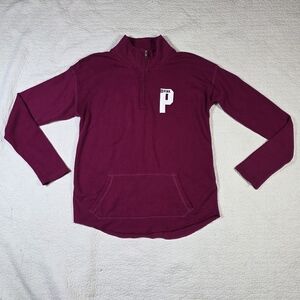 PINK Victoria's Secret Pink Quarter-Zip Sweater